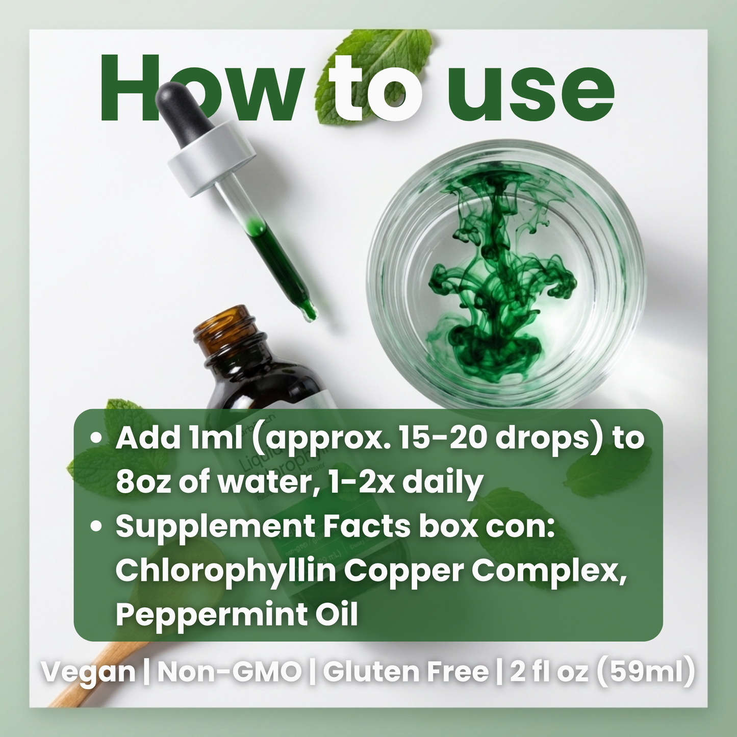 Cloe Liquid Chlorophyll Drops – Natural Body Detox