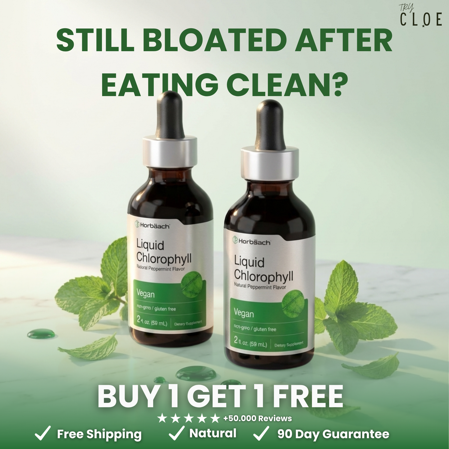 Cloe Liquid Chlorophyll Drops – Natural Body Detox